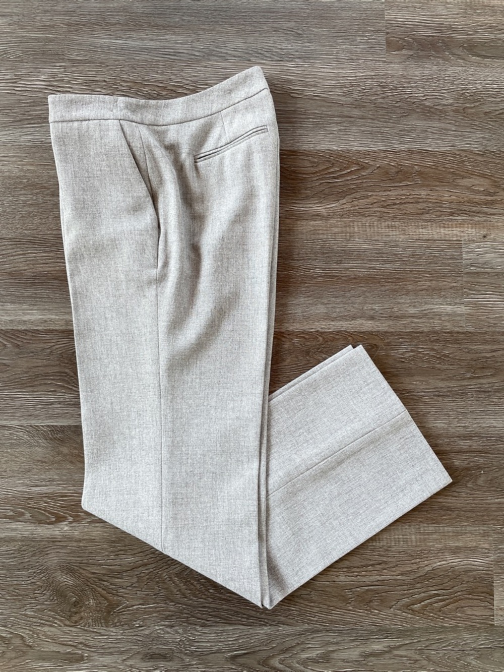 Kasper Dress Pants Light Gray Classic Tailored Fit Flat Front Women’s Size 2P